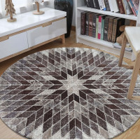 Kusový koberec PANNE mandala circle - odstíny béžové