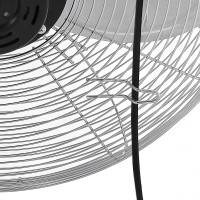 Podlahový ventilátor TYBER - stříbrný