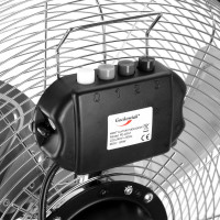 Podlahový ventilátor TYBER - stříbrný
