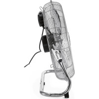 Podlahový ventilátor TYBER - stříbrný
