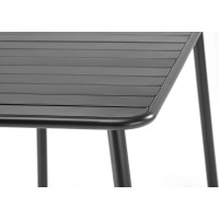 Zahradní stůl BOSCO - 140x70 cm - černý