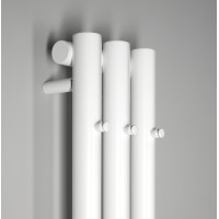 Sapho PILON otopné těleso 196x1800mm, se třemi háčky pro ručník, bílá mat IZ127T