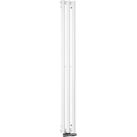 Sapho PILON otopné těleso 196x1800mm, se třemi háčky pro ručník, bílá mat IZ127T