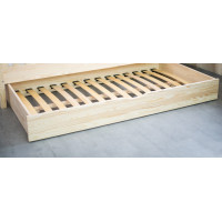 Dětská domečková postel z masivu borovice Bedhouse FENCE (se šuplíkem/s přistýlkou) - 180x80 cm