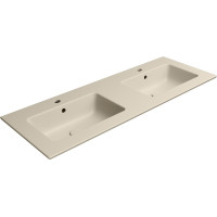 GSI PURA keramické dvojumyvadlo Slim 122x46cm, creta mat 8888108