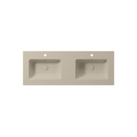 GSI PURA keramické dvojumyvadlo Slim 122x46cm, creta mat 8888108