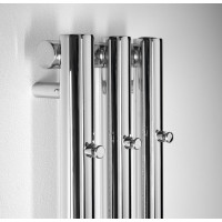 Sapho PILON otopné těleso 196x1800mm, se třemi háčky pro ručník, chrom IZ126T