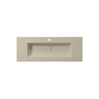 GSI PURA keramické umyvadlo Slim 122x46cm, creta mat 8887108