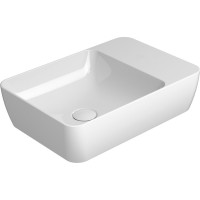 GSI MODO keramické umyvadlo na desku 50x35cm, bez otvoru, bílá ExtraGlaze 9884011