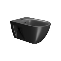 GSI PURA ECO bidet závěsný, 36x55cm, černá mat 8867126