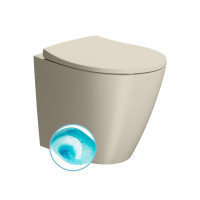 GSI MODO WC mísa stojící, Swirlflush, 37x52cm, spodní/zadní odpad, creta dual-mat 981008
