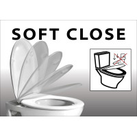 GSI MODO WC sedátko, Soft Close, Quick Release, bílá lesk MS84C11