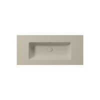 GSI PURA keramické umyvadlo Slim 102x46cm, bez otvoru, creta mat 8886008