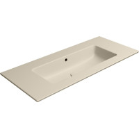 GSI PURA keramické umyvadlo Slim 102x46cm, bez otvoru, creta mat 8886008