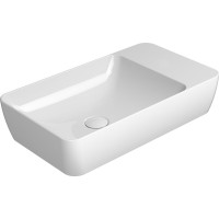 GSI MODO keramické umyvadlo na desku 60x35cm, bez otvoru, bílá ExtraGlaze 9883011