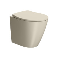 GSI MODO WC mísa stojící, Swirlflush, 37x52cm, spodní/zadní odpad, creta dual-mat 981008