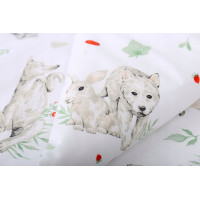 Dětské bavlněné povlečení do postýlky 120x90 cm BABYMAM PREMIUM - Můj les