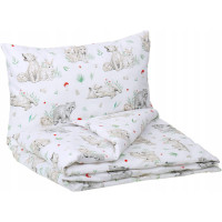 Dětské bavlněné povlečení do postýlky 120x90 cm BABYMAM PREMIUM - Můj les