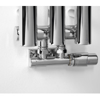 Sapho PILON otopné těleso 196x1800mm, se třemi háčky pro ručník, chrom IZ126T