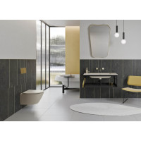 GSI MODO závěsná WC mísa, Swirlflush, 37x54cm, creta dual-mat 841508