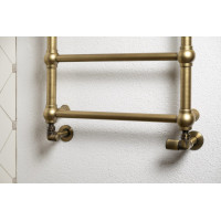 Sapho CORNER SIMPLY připojovací sada ventilů triaxiální, pravé provedení, bronz TM1248