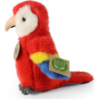 Rappa Plyšový papoušek Ara 16 cm červený ECO-FRIENDLY