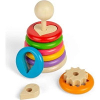 Bigjigs Toys Nasazování tvarů na tyč