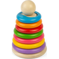 Bigjigs Toys Nasazování tvarů na tyč