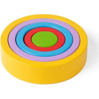Bigjigs Toys Skládací květinová věž
