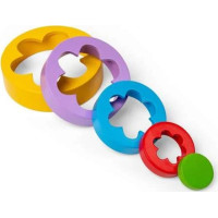 Bigjigs Toys Skládací květinová věž