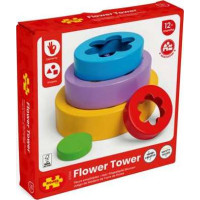 Bigjigs Toys Skládací květinová věž