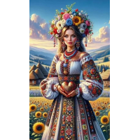 NORIMPEX Diamantové malování Dívka se slunečnicemi 30x40cm