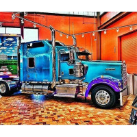 NORIMPEX Diamantové malování Nablýskaný truck 30x40cm