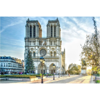NORIMPEX Diamantové malování Katedrála Notre-Dame 30x40cm
