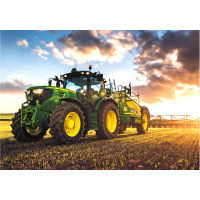 NORIMPEX Diamantové malování Traktor John Deere na poli 30x40cm