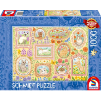 SCHMIDT Puzzle Aristokratické kočky 1000 dílků