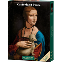 CASTORLAND Puzzle Art Collection: Dáma s hranostajem 1000 dílků