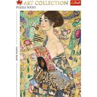 TREFL Puzzle Art Collection: Dáma s vějířem 1000 dílků