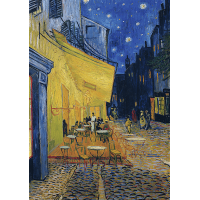 TREFL Puzzle Art Collection: Terasa kavárny v noci 1000 dílků