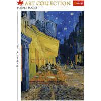 TREFL Puzzle Art Collection: Terasa kavárny v noci 1000 dílků