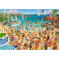CASTORLAND Puzzle Art Collection: Zábava u moře 1000 dílků