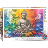 EUROGRAPHICS Puzzle Barevný Buddha 1000 dílků