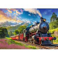 TREFL Puzzle Cestování vlakem 1000 dílků