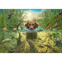 SCHMIDT Puzzle Čokoládový labrador 1000 dílků