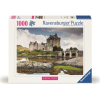 RAVENSBURGER Puzzle Impozantní hrady a zámky: Eilean Donan Castle, Velká Británie 1000 dílků