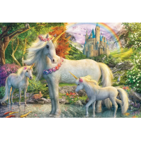 SCHMIDT Puzzle Jednorožec s mláďaty 200 dílků