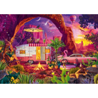 SCHMIDT Puzzle Kempování v poušti 1000 dílků