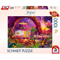 SCHMIDT Puzzle Kempování v poušti 1000 dílků
