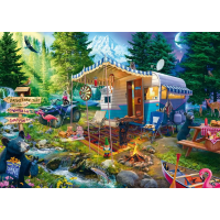 SCHMIDT Puzzle S karavanem v horách 1000 dílků