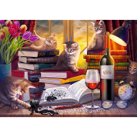 TREFL Puzzle Kočičí večer 2000 dílků